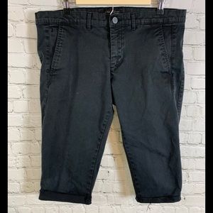 Men’s Zara Man Basic Cut-Off Cuff Shorts Sz 36